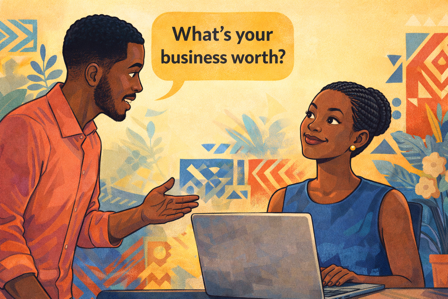 What’s your business worth? illustration